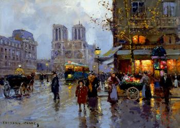 愛德華 科爾特斯 Place St Michel, Notre Dame 愛德華 科爾特斯 Place St Michel, Notre Dame